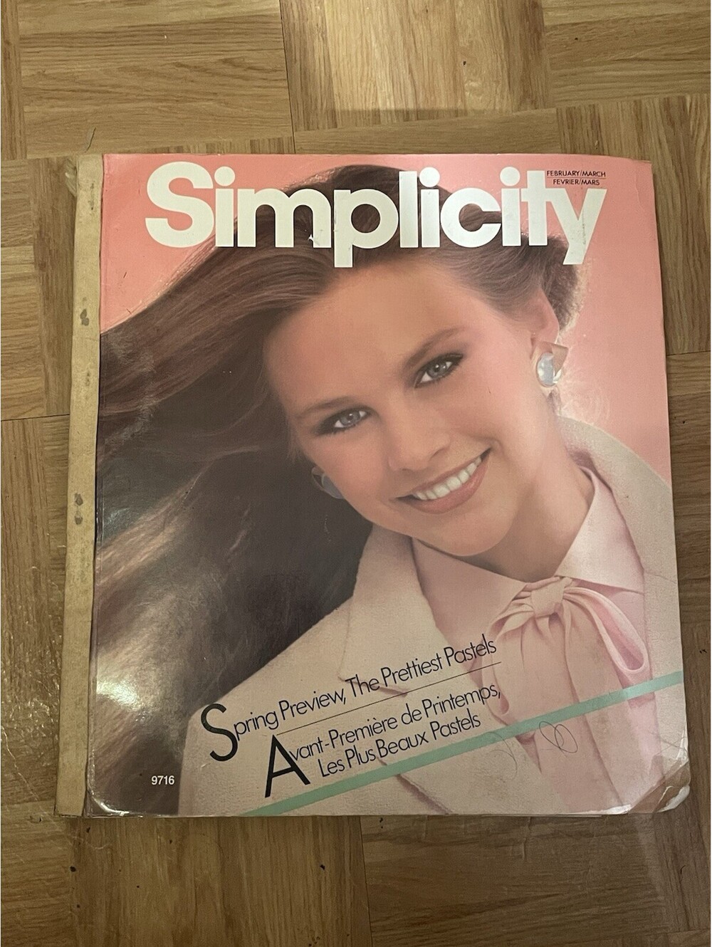 Simplicity Counter Catalogue Feb March 1980 Pattern Book Countertop Catalog
